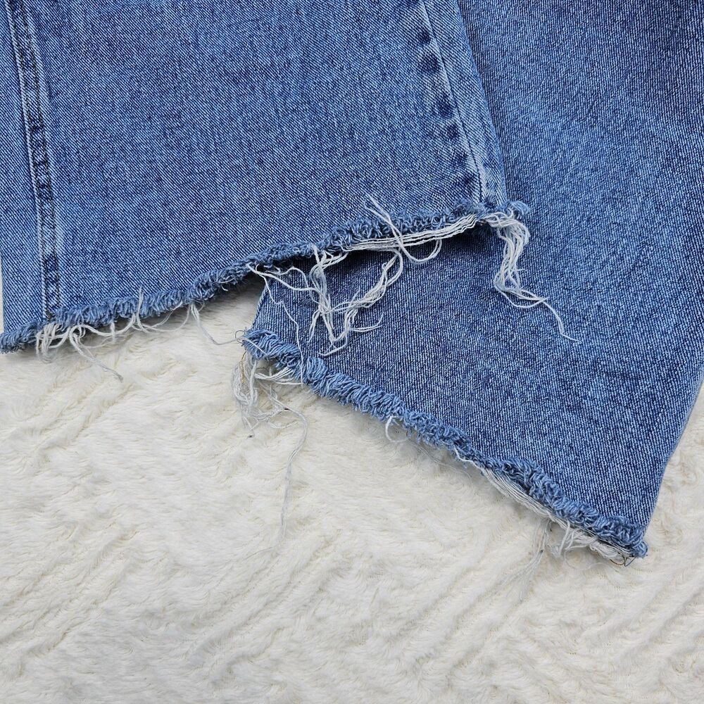 PacSun Casey Low Rise Baggy Wide Leg Distressed Jeans Light Wash 25 Y2K - Picture 9 of 13